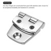 sourcing map Door Hinges, 2Pcs 2.24" x 1.5" - 316