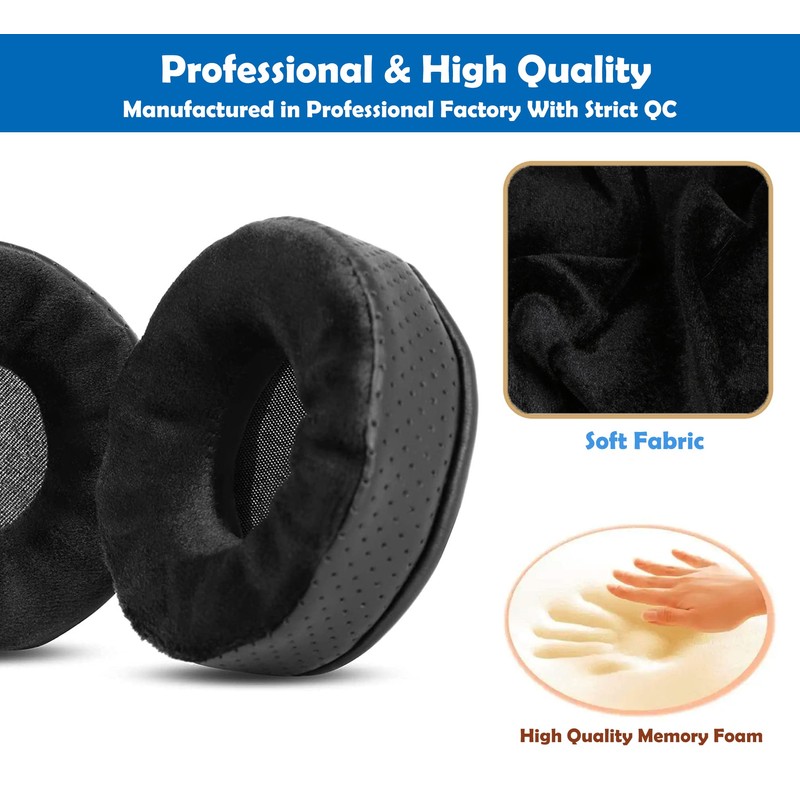 DowiTech Thickened Headphones Replacement Ear Pads Cushion Headset Ear Pads