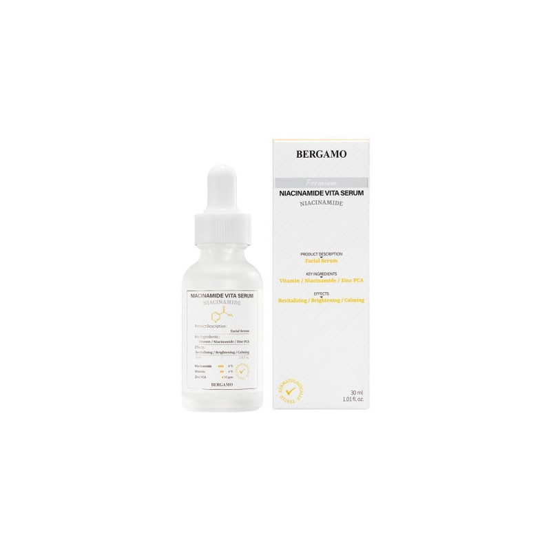 Bergamo Premium Niacinamide Vita Serum 30ml / 베르가모 프리미엄 나이아신아마이드