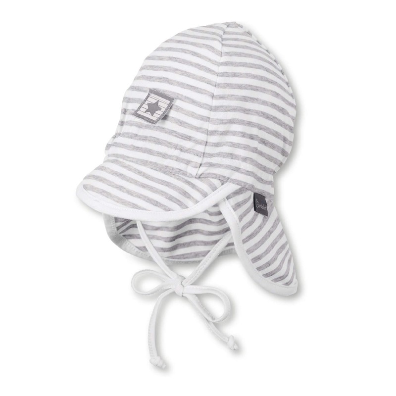 Sterntaler Baby Boys' Flapper Cap (Flapper) - White Not Applicable,