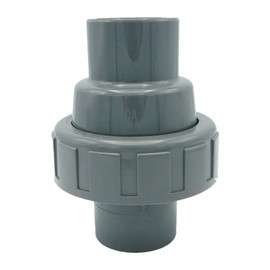 Kansai Kako Check Valve, Pump, Backflow Prevention, PVC, Compact Swing Check Valve, 40A