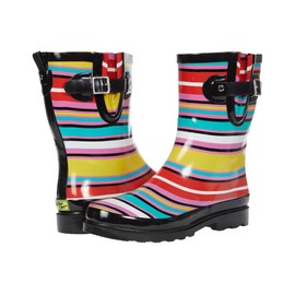 Western Chief Waterproof Mid Rain Boot Solstice Stripe 9 M