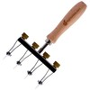 Cutting Roll for Fresh Pasta, 4 Smooth Blades Adjustable, Diameter