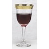 Lorren Home Trends Red Wine Set of 6 Melania Collection