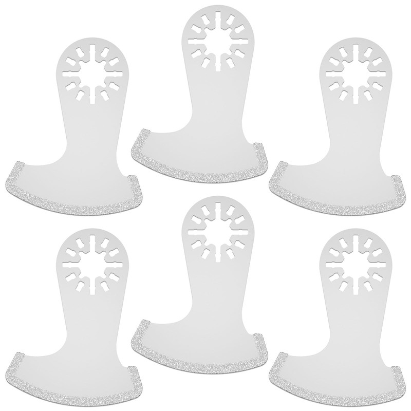 6Pcs Diamond Boot Oscillating Multitool Blades - Durable Grit Grout
