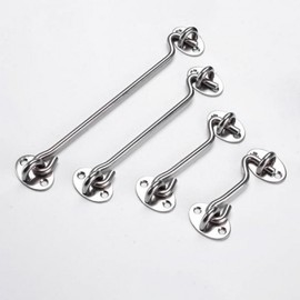 Stainless Steel Door Latch Aori Ring Hasp GD-11951 5ea