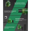 ALEAPOW 3D Laser Level, 147ft 3x360° Green Laser Level, 5.2Ah