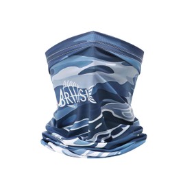 BRILISLE UPF 50 Sun Protection Neck Gaiter - 13-in-1 Multifunctional Face Cover for Outdoor Activities | Breathable & Stretchy UV Protection Mask for Hiking, Fishing, Cycling grey