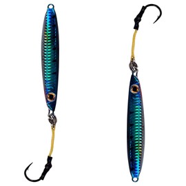 Palomar Fishing Flat Side 150g Ocean Jig Fast Vertical Deep Drop Lure | MUSTAD Hook-Owner Ring | Kevlar Assist Cord | 6-Pack | Next-Gen Graphene Paint | US Owned