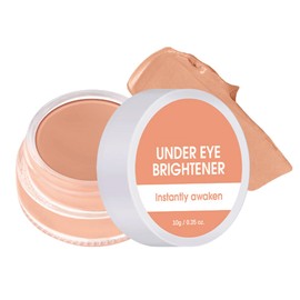 Full Coverage Under Eye Brightener and Concealer, Warm Nude Eye Concealer for Dark Circles, Moisturizing Natural Colour Corrector, Long-lasting & Light