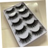 Beavorty 5pairs Handmade Faux Eyelashes Natural Look Dense Reusable for