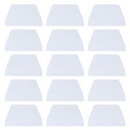 Rascador de masa de plástico para tartas, cortador de crema, herramienta de repostería, multiusos, flexible, raspador de masa de cocina, 20 unidades ( )