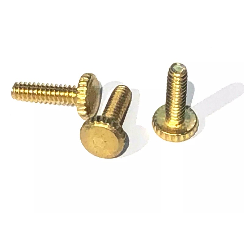 LOT OF 3 BP STEEL KNURLED HEAD THUMB SCREW #8/32