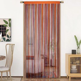 HSYLYM Door Curtain Window Curtains Door Decorations Room Dividers Decorations for Room,Doorways,Wall,Closet,Party and Furniture,One Piece Design,W35 xL79,Multicolor