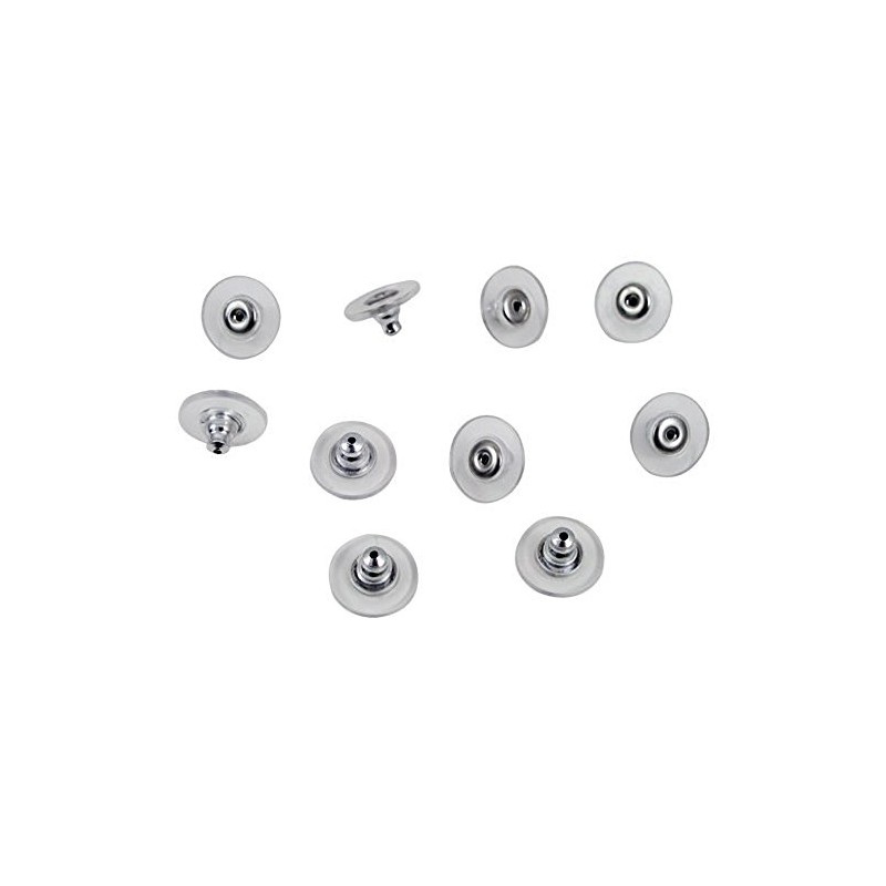 Pack Of 10 Hypo Allergenic Bullet Clutch Earring Backs with