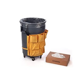 30 X 37" 10 Mic Hi-Density Clear Trash Bags (500 Bags) - Laddawn 5810