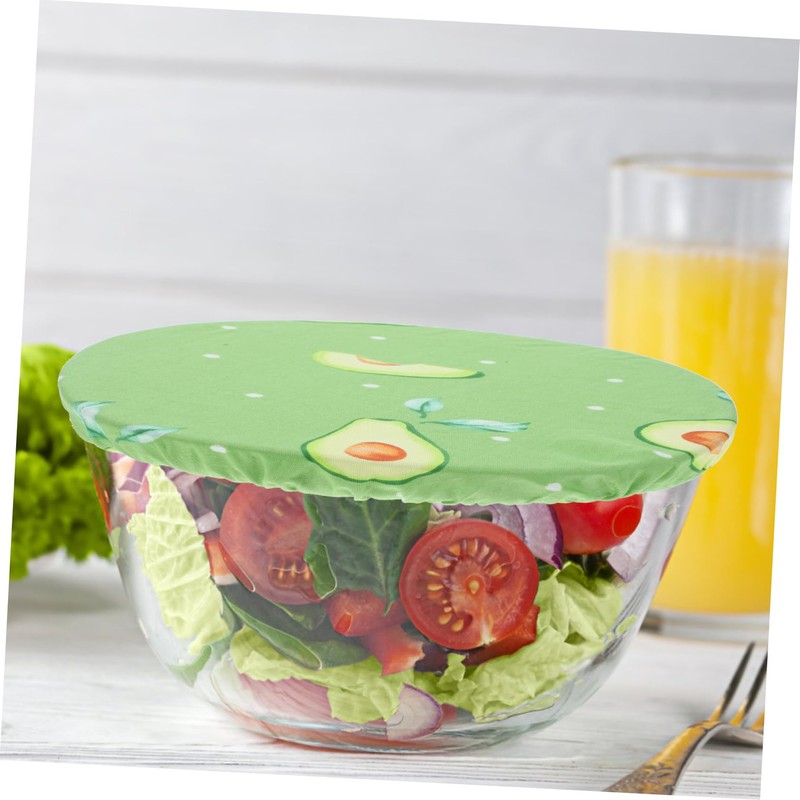 3pcs Food Elastic with Cotton Proofing Reusable Leftovers Avocado Cloth