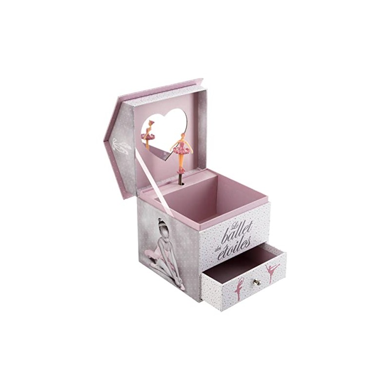 Atmosphera Ballerina Music Box Height 16 cm Multi-Coloured