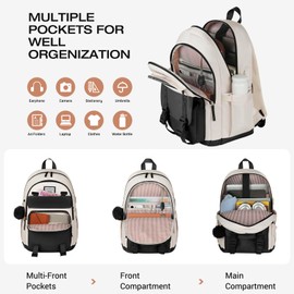 kadilong Laptop Backpacks for Women School Bookbag for Teen Girls College Middle School Travel Bolsos Morrales Knapsack Maletas Mujer Niña