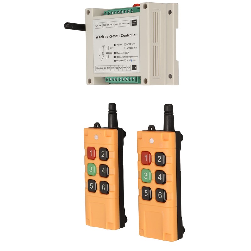 DC12V 6CH Wireless Remote Controller LED Light Switch Relay Radio