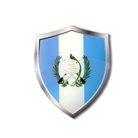 Guatemala Flag Sticker Shield Proud Domed Decal Emblem Sticker 3D 2.3X 3 Guatemalan Decal, Guatemalan Flag, Guatemala City