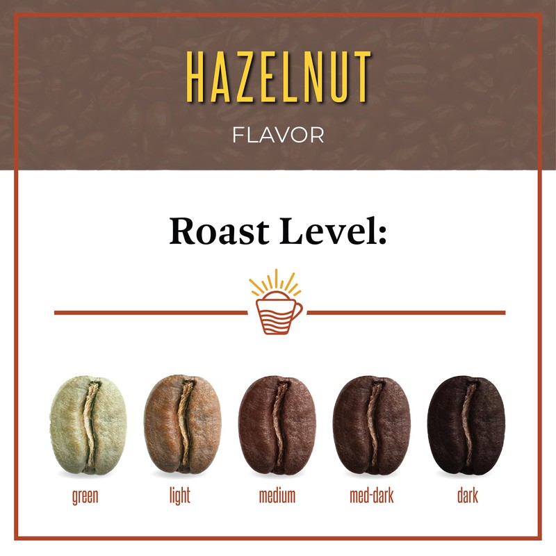 San Diego Coffee Hazelnut, Medium Roast, Ground Coffee, 16-Ounce Bags