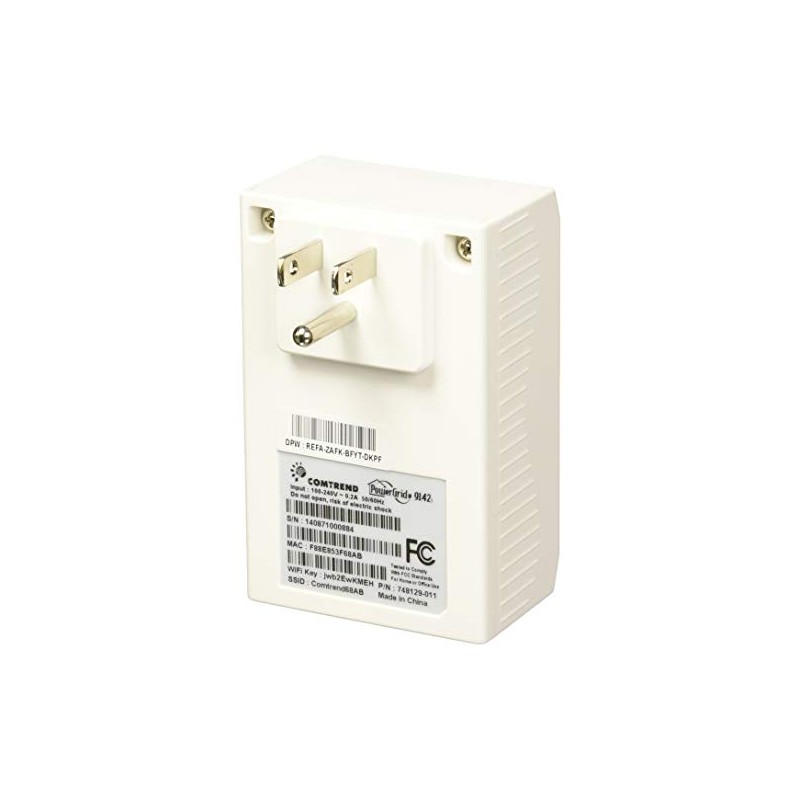 Comtrend PG-9142S, Bridge, 802.11B/g/N, Wall-Pluggable, White