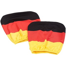 PEARL Fan Item: 6-Piece Sports Fan Set Germany for Car Decoration (Germany Fan Item, Germany Fan Item Set, Country Flag)