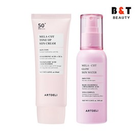 Artdeli Melacut Tone-Up Sunscreen 50ml + Sunwater 100ml / 아트델리 멜라컷 톤업 선크림 50ml + 선워터 100ml