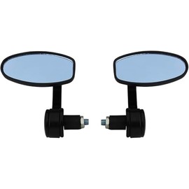 MotorToGo Black Handle Bar End View Mirrors for Ducati Monster S4