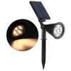 Solar Spotlight Waterproof 4LED Lawn Lights Landscape Lighting for Outdoor