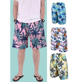Men's Beachwear Board Shorts Rash Guard Swim Bottoms Beach Shorts TK38 XXL/Banana 5ea