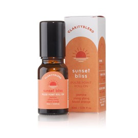 Clarity Blend Aromatherapy - Roller Ball for a Tropical Retreat - Ylang Ylang, Jasmine, Petitgrain, Blood Orange - 100% Pure and Natural Essential Oils - 10ml