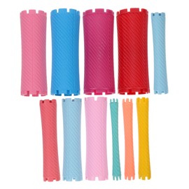 Mikinona Hair Rollers Perm Kit 3 Color Sets Double Gear Hair Styling Tools Salon Perm Rods Women Hairdressing Tools Abs Material Wet Dry Hair Curling