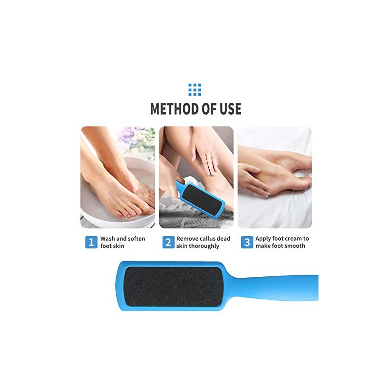 Fu Store - 3 limas de pedicura para pies con
