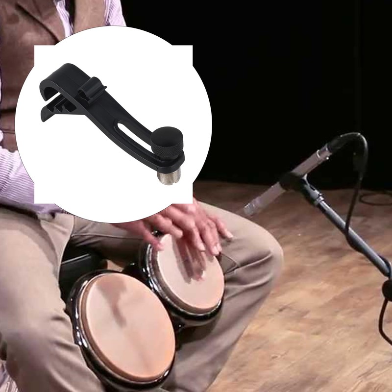 BQLZR Drum Microphone Clip Mic Set Clamp Adjustable Shockproof Drum
