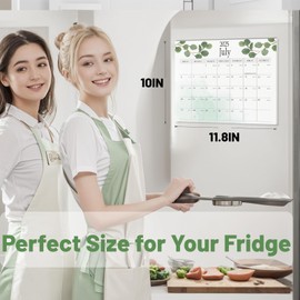 Aesthetic Magnetic Calendar for Refrigerator, Fridge Calendar Runs From September 2024 Until December 2025 - The Perfect Monthly Magnetic Calendar for Easy Organizing - Nature