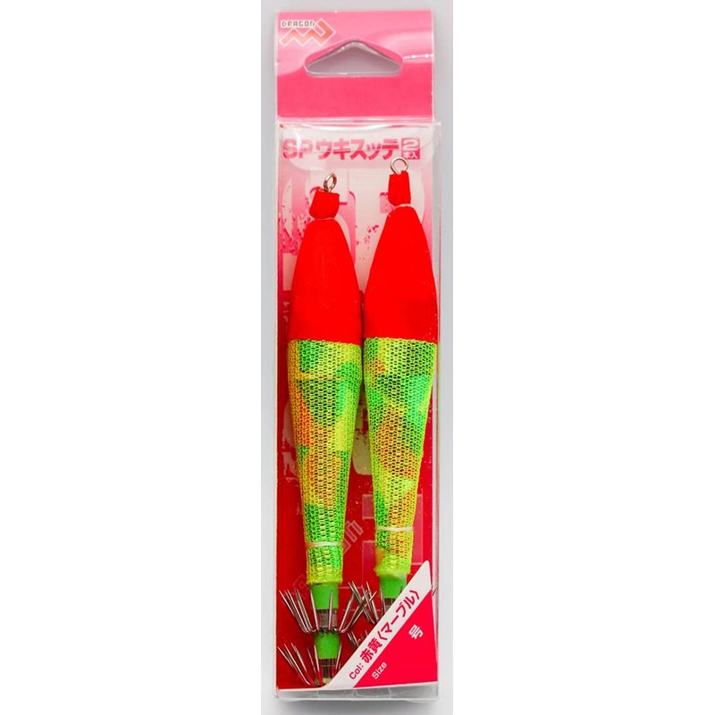 MARUSHINGYOGU Dragon SP Ukisitte (2 Pieces) Red Yellow Marble No.