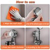Adjustable Suction Cup Shower Head Holder – Wall Mounted Suction