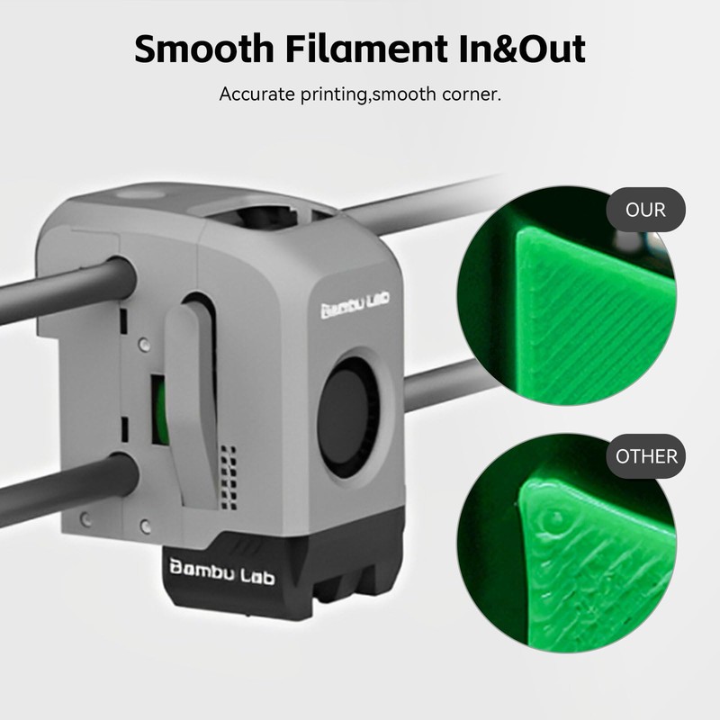 Original Bamboo Lab X1/P1 Hotend 0.4mm High Temp&Fast Speed Hardened