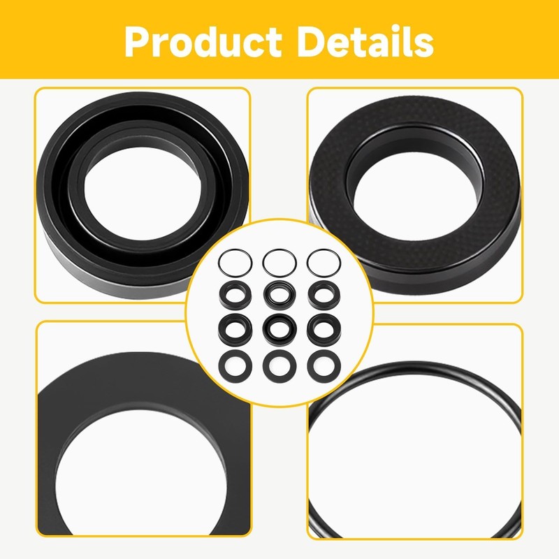 AIYOYOLIFE Pressure Washer Pump Seal 16pcs Low and High O