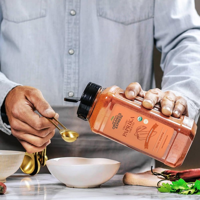 HQOExpress Organic Paprika – Non GMO, Kosher, USDA Certified Organic