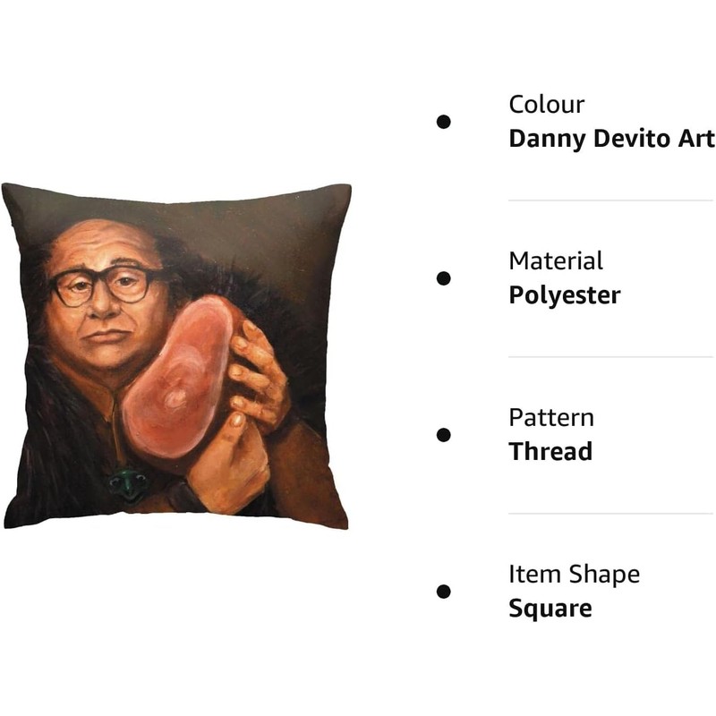 ZFENGYYUAN Danny DeVito Art Decorative Throw Pillow Covers For Sofa