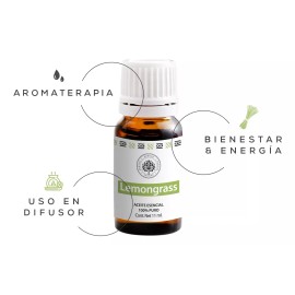 Arbora Lemongrass Aromaterapia Aceite Esencial Puro Y Certificado