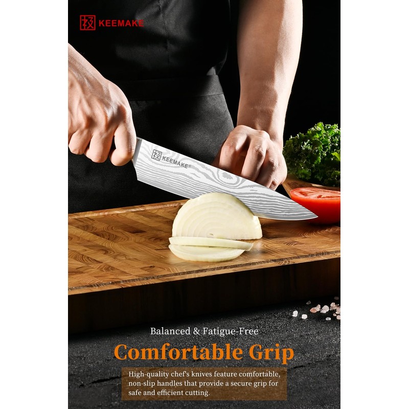 KEEMAKE Chef Knife 8 Inch - Ultra Sharp Kitchen Knife