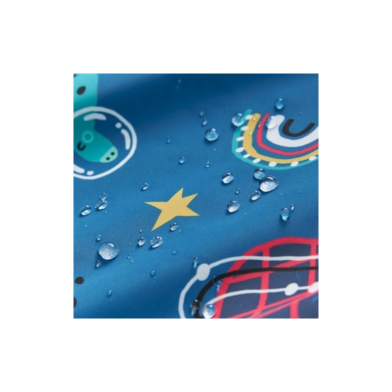 WICKHAM - chamarra impermeable para niños y niñas, con capucha