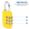 Combination Padlock, 6Pack Luggage Locks Code Padlock, 3 Digit Outdoor