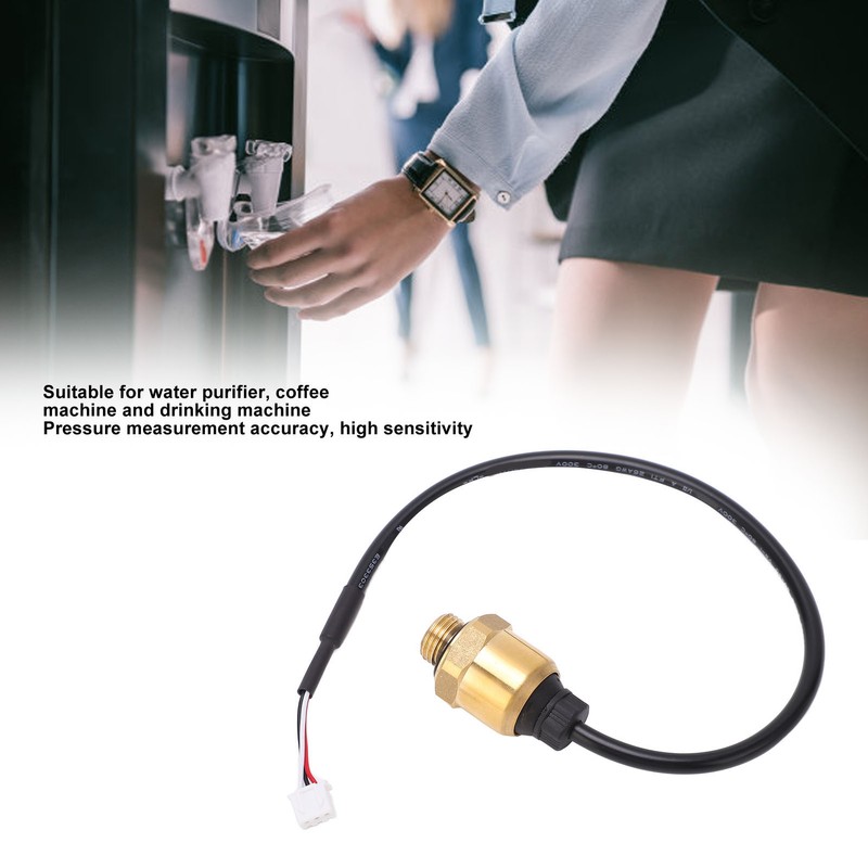 Pressure Transducer PC Copper Lightweight Anti Shock 11.8in Electric Pressure