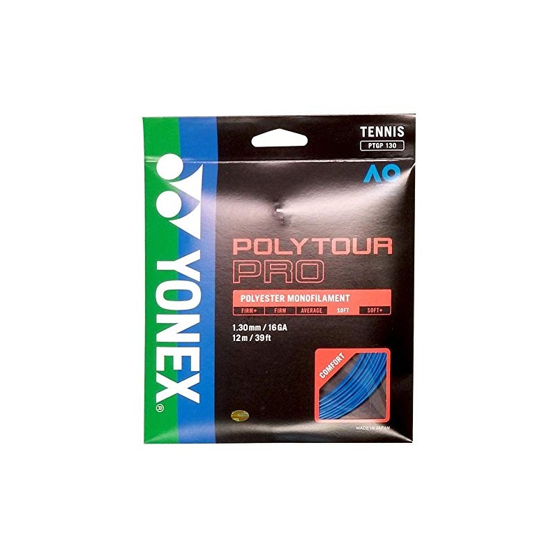 YONEX Polytour Pro BLUE 125 Tennis String 12M Set