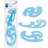Staedtler Mars 571 57140WP - Juego de 3 formas de curvas francesas